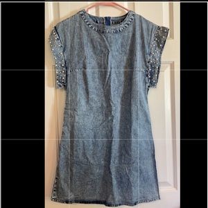 Pearl Denim Dress